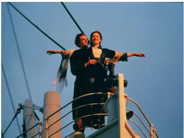 Las expectativas de la escena del Titanic